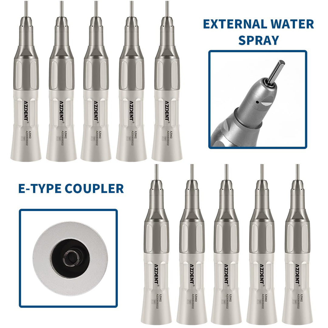 1:1 Low Speed Straight Nose Cone Handpiece With External Water Spray