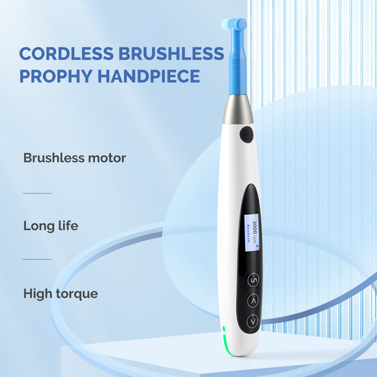 Dental Cordless Brushless Hygiene Prophy Handpiece 10 Speed