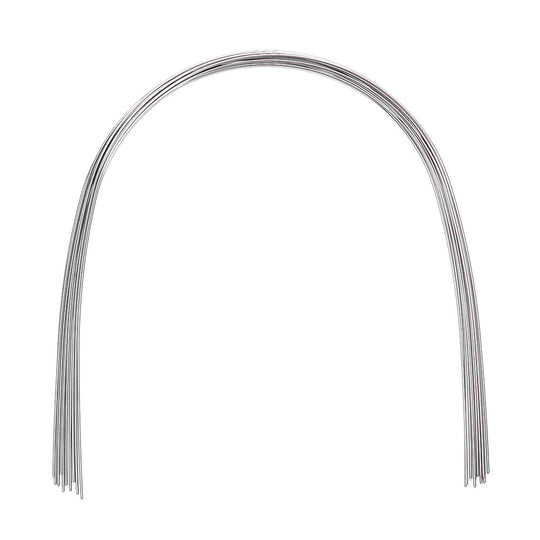 Arch Wire NiTi Super Elastic Natural Round 0.016 Upper 10pcs/Pack