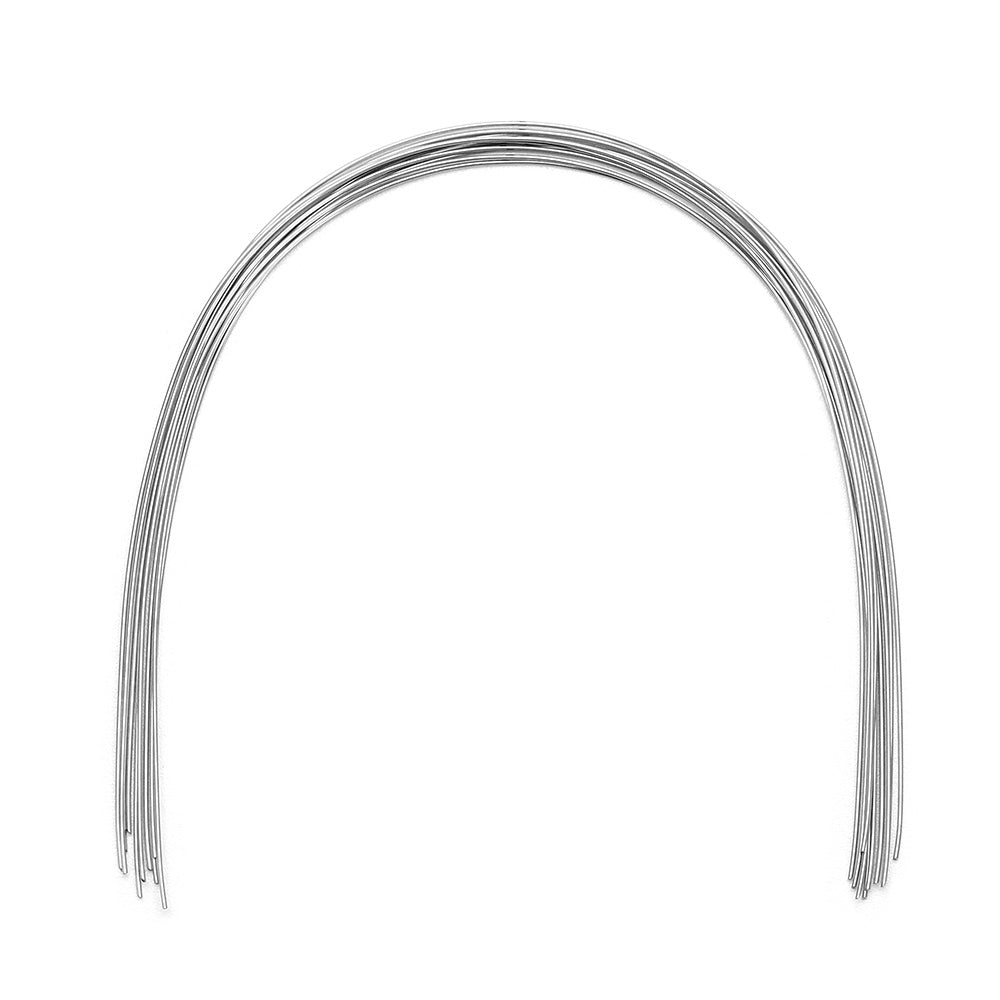 Archwire Stainless Steel Round Natural Full Size 10pcs/Pack