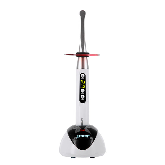 Dental LED Curing Light Wireless 2200mW/cm² 1 Sec Curing 3 Modes