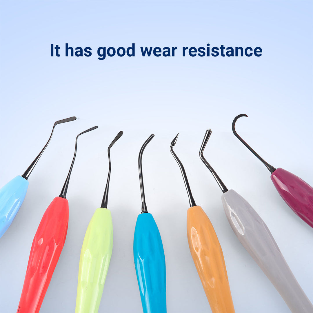 Dental Resin Filler Restorative Instrument Aesthetic Restoration Knife Silicone Handle