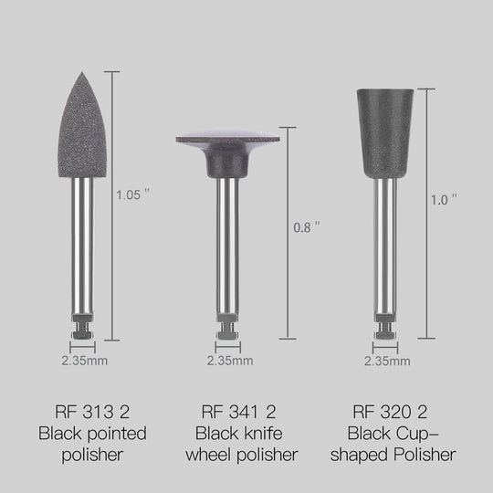 Dental Diamond Burs Polishing Kits SG1201(RA 0109) for Low Speed Handpiece 9pcs/Box