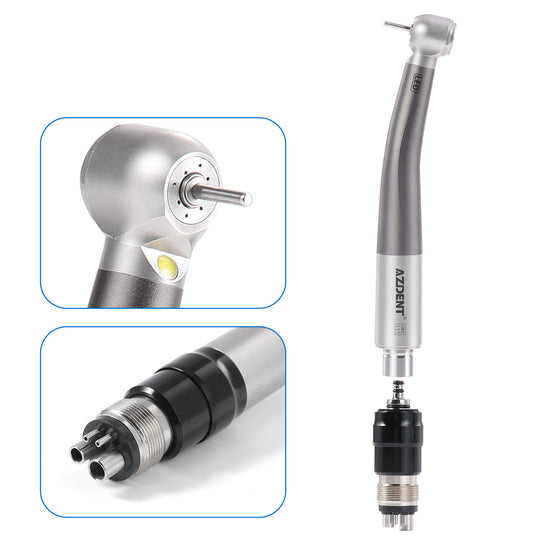 Dental E-Generator LED High Speed Handpiece 4 Holes