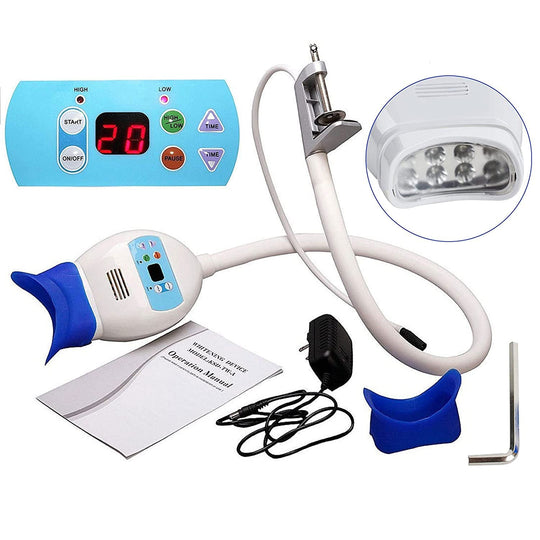 Dental Cold Whitening Light Lamp 8 Blue LED Table Type