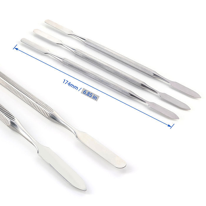 Dental Stainless Steel Mixing Spatula Tool Non-Slip Handle Mixing Stick Color Tools