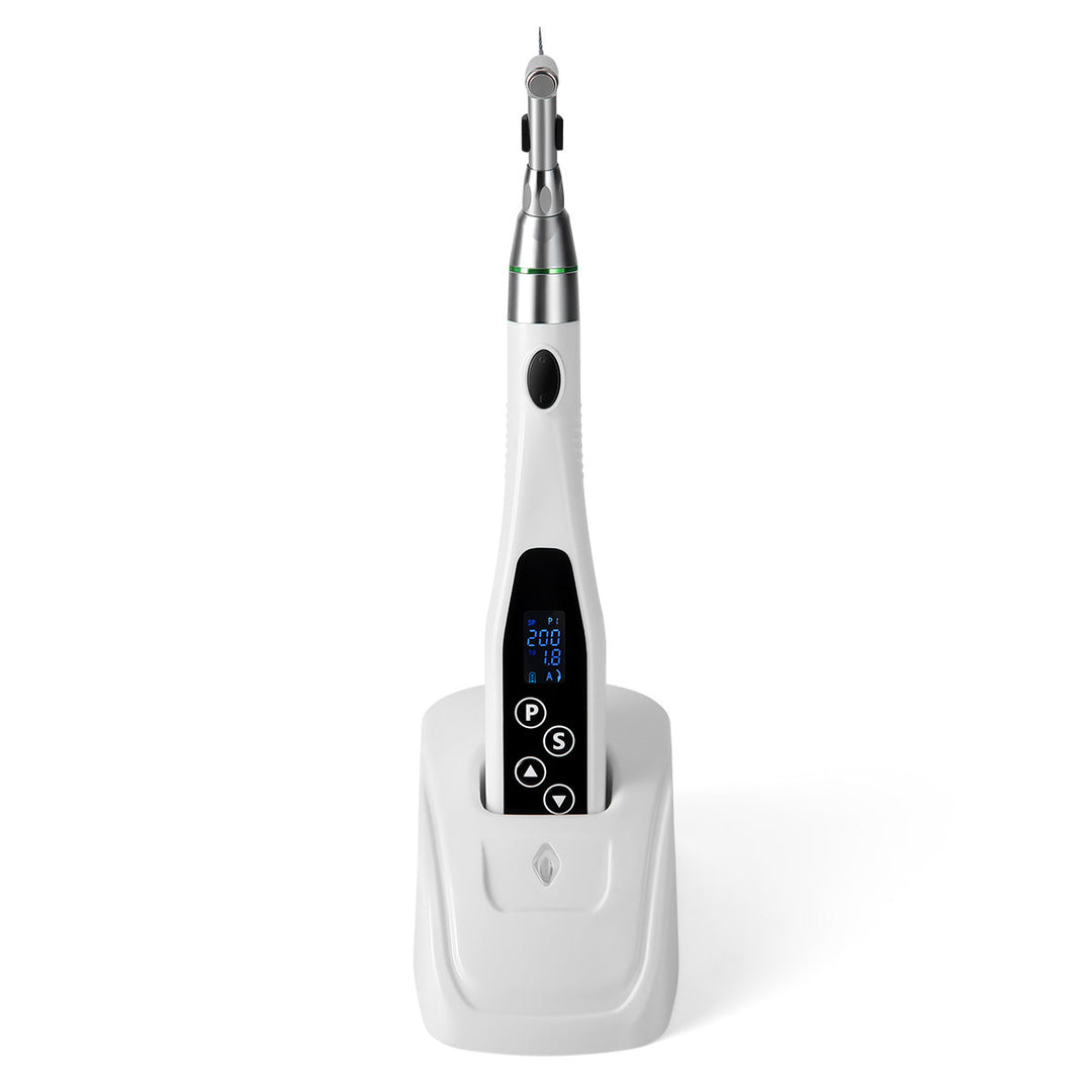 Dental Wireless LED Endo Motor Reciprocating Mini 16:1 Contra Angle Built-in 7 Programs Setting