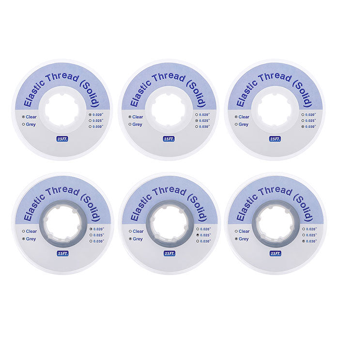 Dental Ortho Elastic Thread Traction Ligature Power Tube Orthodontic Solid 0.020/0.025/0.030