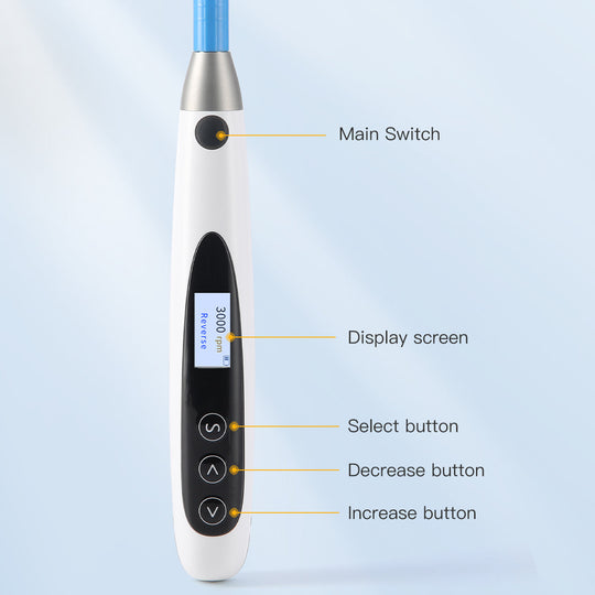 Dental Cordless Brushless Hygiene Prophy Handpiece 10 Speed