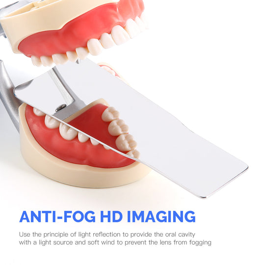 Dental LED Automatic Anti-fog Mirrors For Oral photography Reflector Glass Mirror