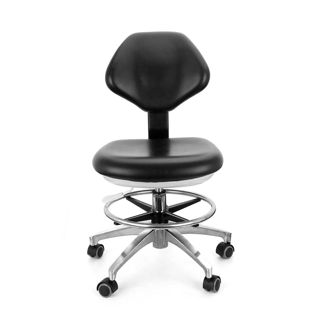 Dental Doctor Stool With Adjustable Seat And Backrest 360-Degree Fully Rotated