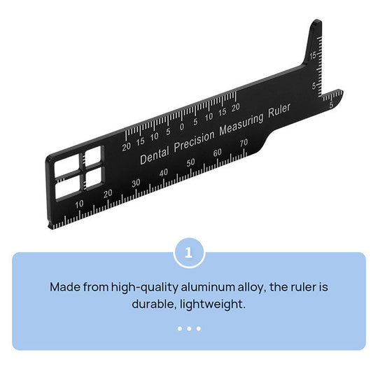 Dental Precision Measuring Ruler Span Measure Scale Endodontic Instruments