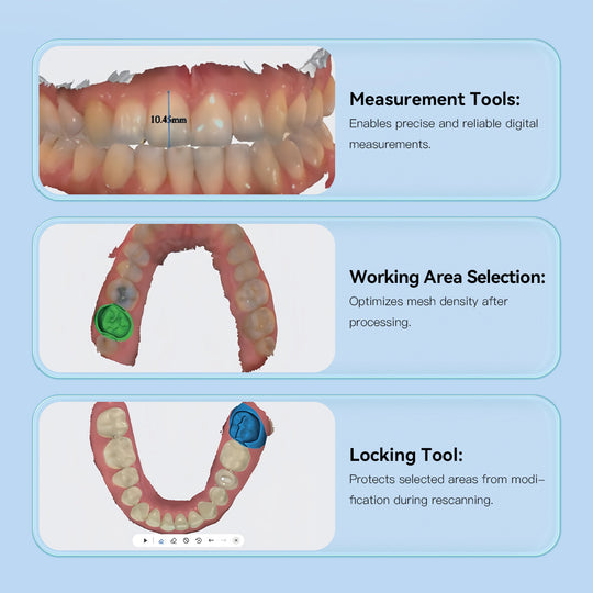 Dental 3D Intraoral Scanner with Software AI Tech Real Color CAD/CAM Digital Impression USB