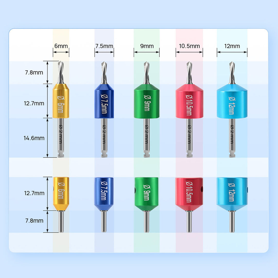 Dental Implant Tools Drill Guide and Implant Positioning Kit