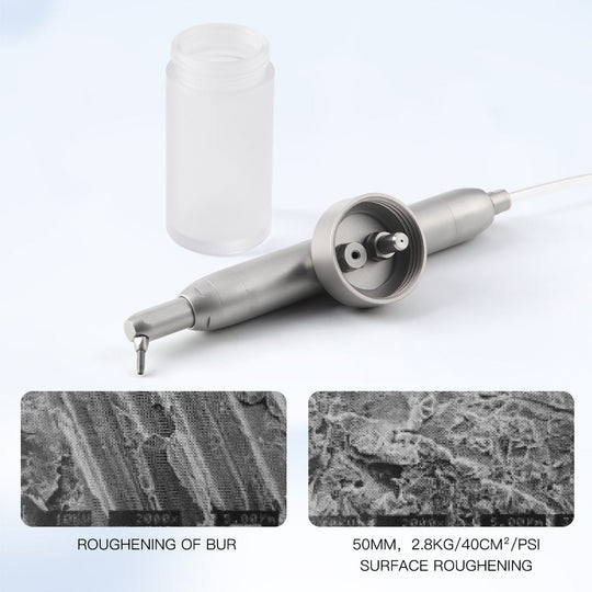 Dental Aluminum Oxide Micro Blaster Sandblasting Gun System without Water 2/4Hole