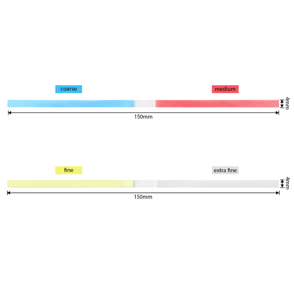 Dental Finishing & Polishing Strip for Interproximal Application Coarse Medium Fine Extra Fine 4mm
