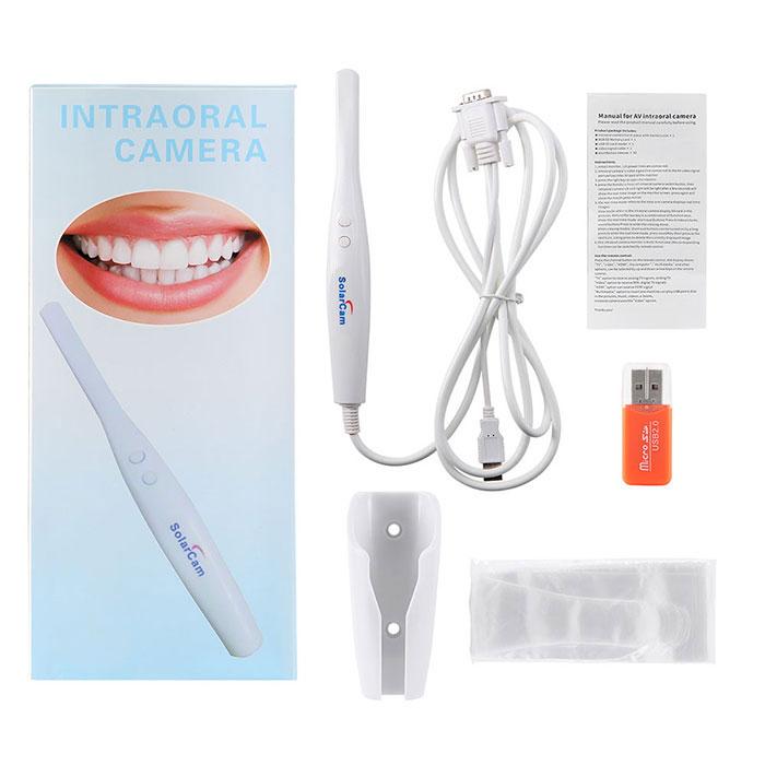 Dental USB Intraoral Camera Oral Endoscope 8 LED Lights VGA Interface 8GB SD Memory Card