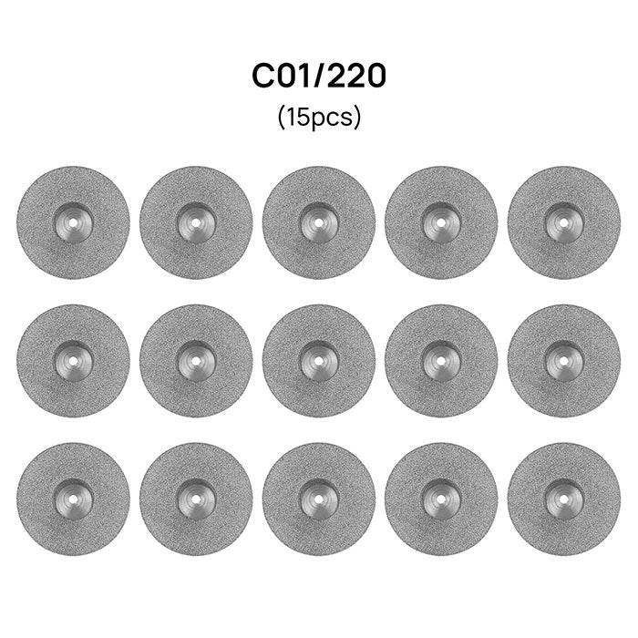 Dental Lab Thin Diamond Disc Cutting Double Side Disk Tool For Polisher Machine Mixed 11 Models