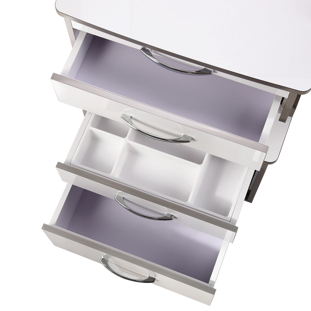 Dental G15 Mobile Cabinet Cart Three Drawers with Socket