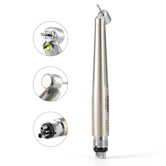 Dental 45 Degree LED High Speed Handpiece E-generator Standard Head