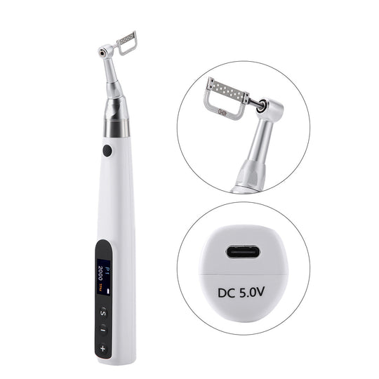 Dental Wireless Electric Orthodontic Handpiece Interproximal System Prophy Motor & 5pcs Strips