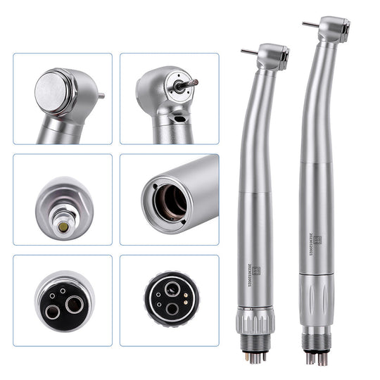 Dental LED Fiber Optic High Speed Handpiece 4 or 6 Holes