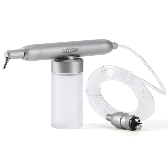 Dental Aluminum Oxide Micro Blaster Sandblasting Gun System without Water 2/4Hole