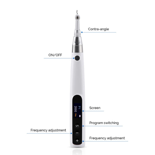 Dental Wireless Electric Orthodontic Handpiece Interproximal System Prophy Motor & 5pcs Strips