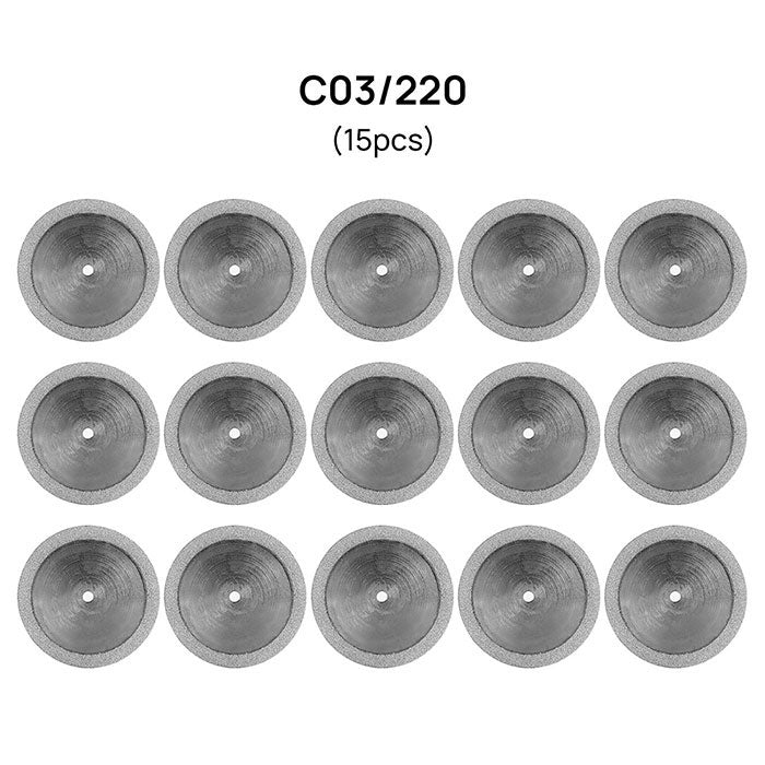 Dental Lab Thin Diamond Disc Cutting Double Side Disk Tool For Polisher Machine Mixed 11 Models