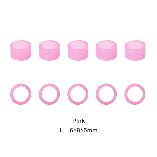 Dental Color Code Rings Universal Silicone Autoclavable 10 Colors 100pcs/Box