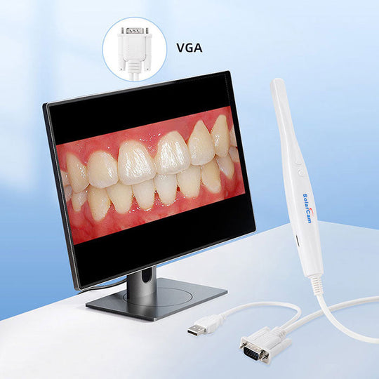 Dental USB Intraoral Camera Oral Endoscope 8 LED Lights VGA Interface 8GB SD Memory Card