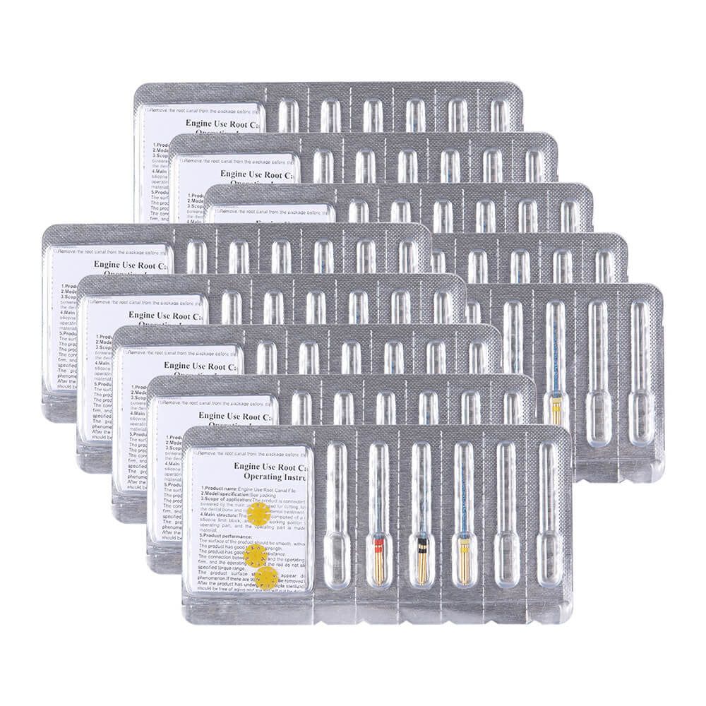 Dental Reciprocating Blue Files Niti Rotary Heat Activated 25mm 3pcs/Pack