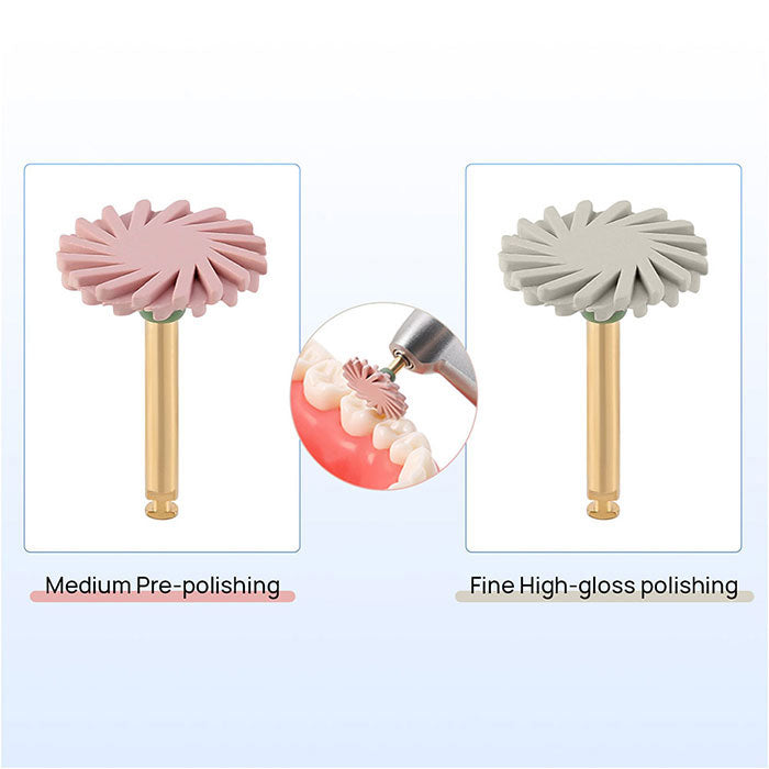 Dental Composite Polishing Wheel CA 2.35mm Medium Fine 4pcs/Box