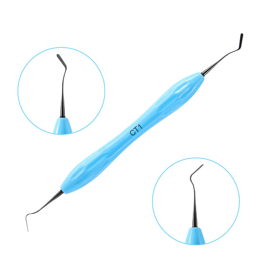 Dental Resin Filler Restorative Instrument Aesthetic Restoration Knife Silicone Handle