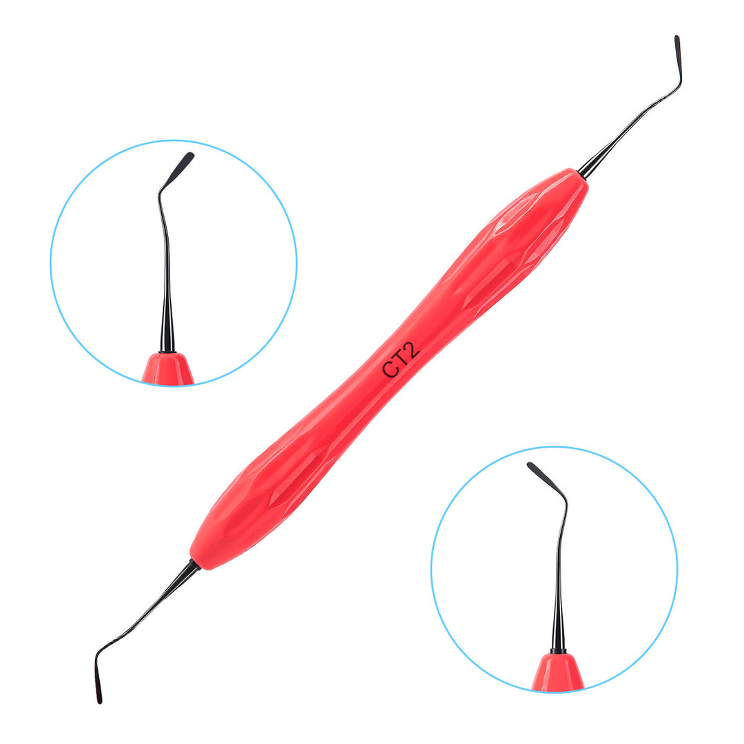 Dental Resin Filler Restorative Instrument Aesthetic Restoration Knife Silicone Handle