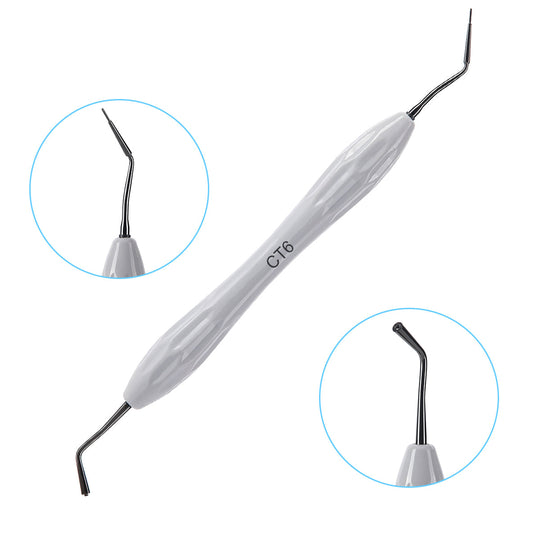 Dental Resin Filler Restorative Instrument Aesthetic Restoration Knife Silicone Handle