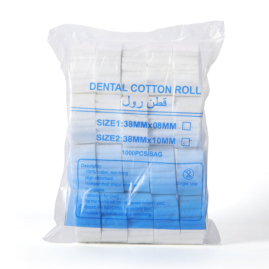 Dental Disposable Cotton Rolls Non-Sterile High Absorbent 1000pcs