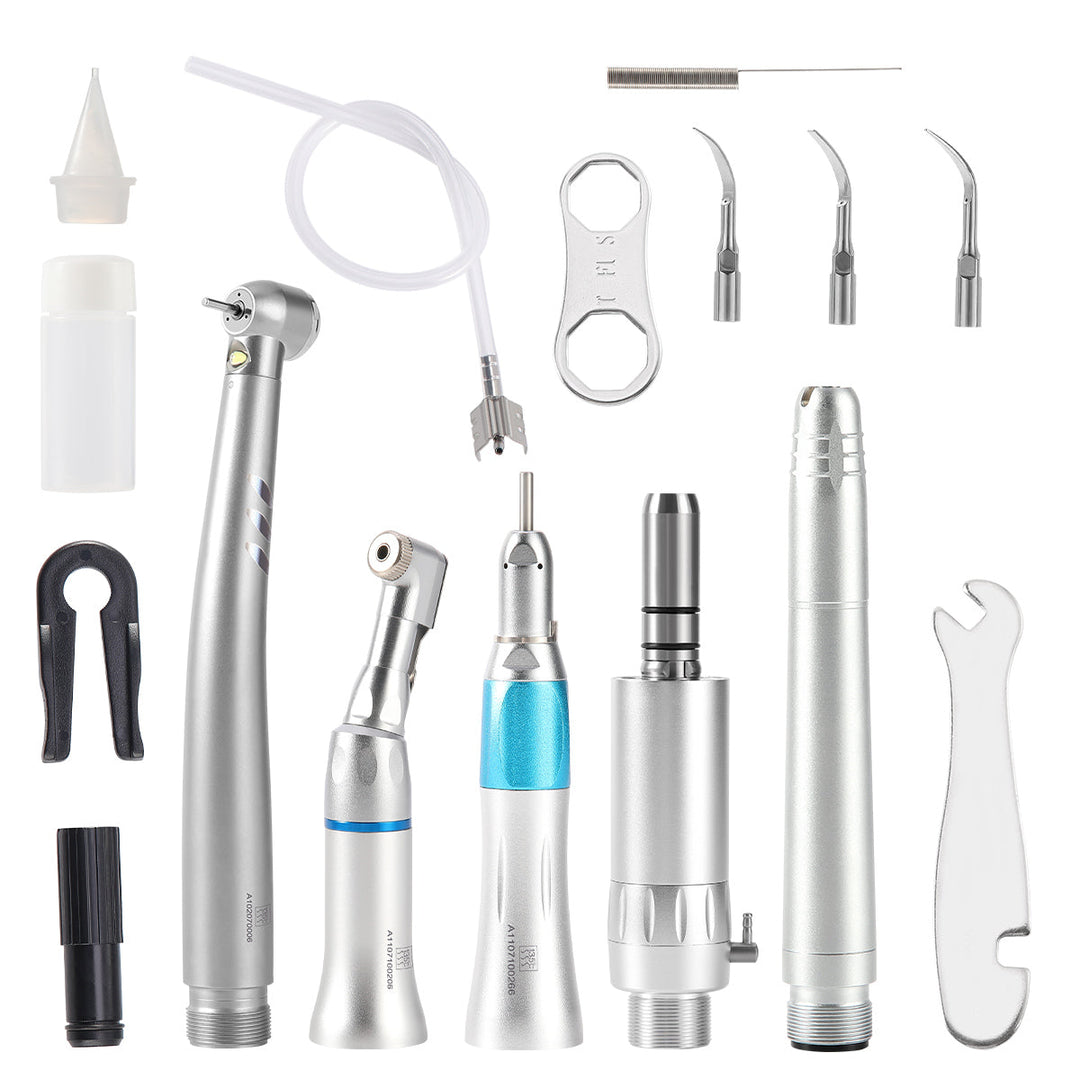 Dental High and Low Speed Handpiece Air Scaler Kit 2/4 Hole