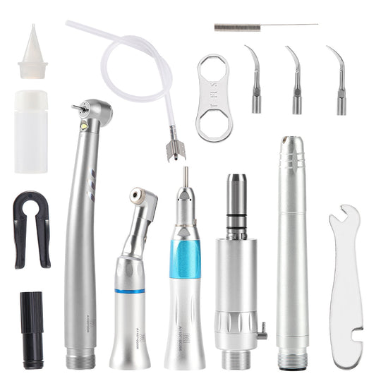 Dental High and Low Speed Handpiece Air Scaler Kit 2/4 Hole