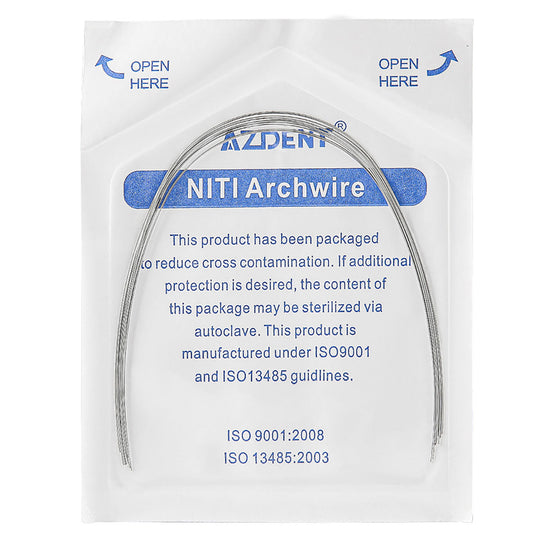 Dental Orthodontic Arch Wire NiTi Expanded Round 10pcs Pack