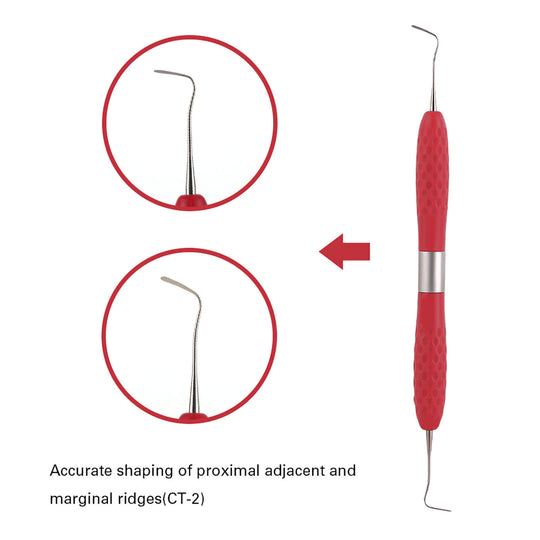 Dental Resin Filler Aesthetic Restoration Silicone Handle