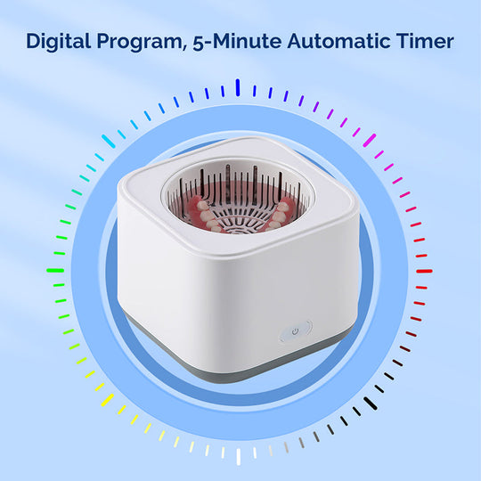 Ultrasonic Cleaner 200ML Stainless Steel with Digital Timer Touch Screen Control