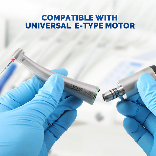 Dental Mini 16:1 Fiber Optic Contra Angle Handpiece