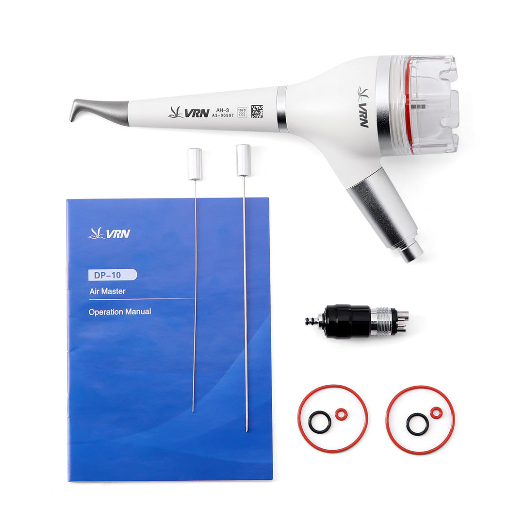 Dental Air Polisher Teeth Polishing Handpiece Whitening Spary Detachable 360° Rotating Handpiece With Quick Coupler 2/4 Hole