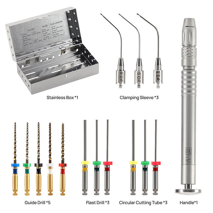 Dental Root Canal Broken File Extractor Endo Broken Files Removal System Instrument Set