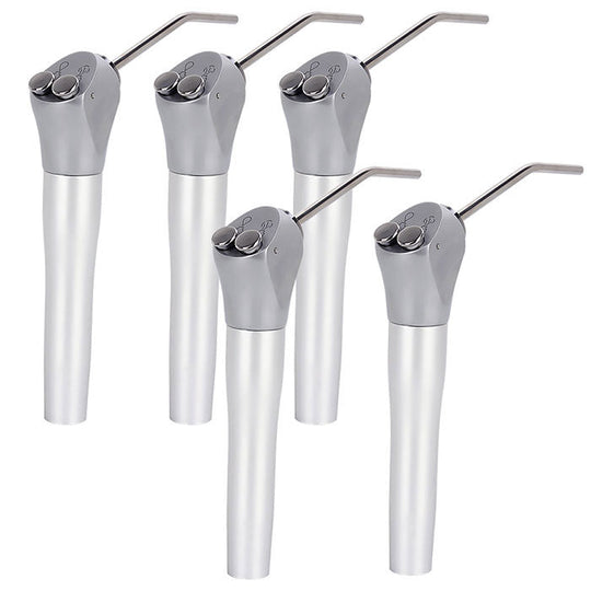 Dental 3-Way Syringe Air Water Spray with 2 Tips Tube Nozzles