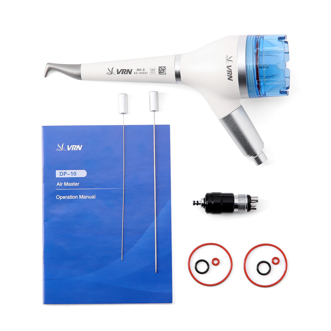 Dental Air Polisher Teeth Polishing Handpiece Whitening Spary Detachable 360° Rotating Handpiece With Quick Coupler 2/4 Hole