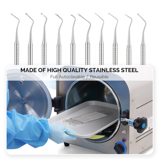 Dental Endo Spoon Excavators Stainless Steel Double Ended Instruments 1pc/Pack