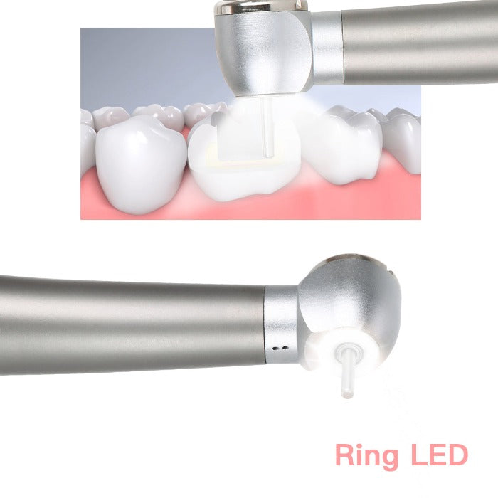 High Speed Ceramic Handpiece E-generator LED Shadowless Ring 2/4 Hole