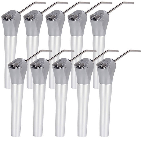 Dental 3-Way Syringe Air Water Spray with 2 Tips Tube Nozzles